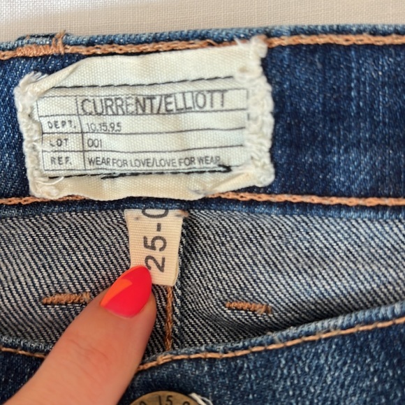 Current/Elliott The Fling Benett Tattered jeans - Picture 2 of 5